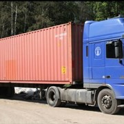 Услуги контейнеровоза, перевозка контейнеров. фото