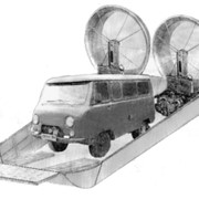 Мобильный грузовой аэроглиссер