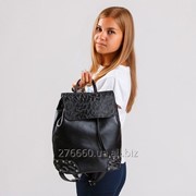 Стильный матовый рюкзак черный 3D фотография