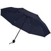 Зонт складной Mini Hit Dry-Set, темно-синий фотография