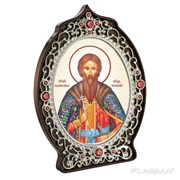 Икона из ювелирного сплава Св Благоверный Князь Вячеслав Чешский 2.78.0980лп