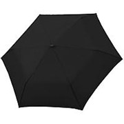 Зонт складной Carbonsteel Slim, черный фотография
