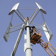 Ветрогенератор бесшумный, вертикальный, инерционный: мощностью 7,5 кВт. фото