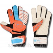 Перчатки вратарские INDIGO 1420 5 Оранжево-черный фото