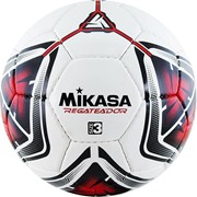 Мяч футбольный MIKASA REGATEADOR3-R , р.3, 32пан, гл. ПВХ, руч.сш, лат.кам, бело-черн-красный фотография