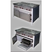 Плита электрическая ПЕ-6Ш Ч 6-х конф., с жарочным и нейтральным шкафами фото