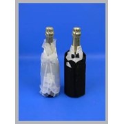 Одежда на шампанское жених в костюме + невеста 4 шт. фото