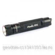 Fenix E01 фонарь черный фото