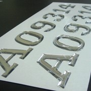 Объёмные самоклеющиеся буквы фото