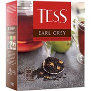 Чай черный в пакетиках Tess Earl Grey 100 шт *1,8г фотография