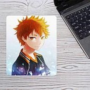 Коврик для мыши ВОЛЕЙБОЛ, HAIKYUU!! №14 фото