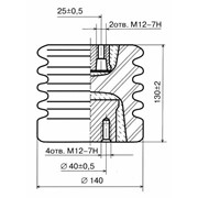 Изолятор И16-80 I УХЛ2 фото