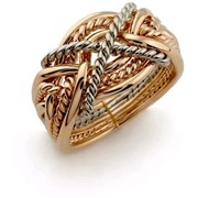 Золотое кольцо головоломка “Бесконечность“ от Wickerring фотография