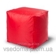 Пуф кубик 45*45*45 см красный из ткани Оксфорд
