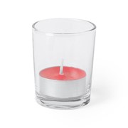 Свеча PERSY ароматизированная (клубника), 6,3х5см,воск, стекло фотография