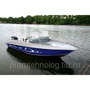 Алюминиевая лодка KingFisher 550 (открытая рыболовно-охотничья мотолодка) фото