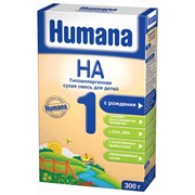 Молочная смесь Humana НА 1 гипоаллергенная лечебно-профилактическая с рождения 300 г