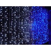 Светодиодный дождь (занавес) LED Плей-лайт 2*1,5 м. фото