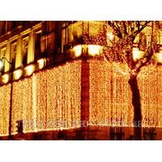 Освещение декоративное дождь светодиодный 2.5х3м цвет ассорт. в Краснодаре фото