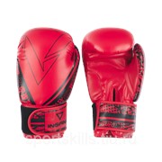 Перчатки боксерские ODIN, ПУ, красный, 10 oz фотография