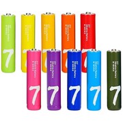 Батарейка алкалиновая Xiaomi ZMI Rainbow Zi7, AАA, LR03-10BOX, 1.5 В, 10 шт. фотография