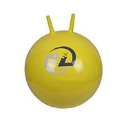 Мяч-Попрыгун BB-004-45 с рожками (45см, желтый) фотография