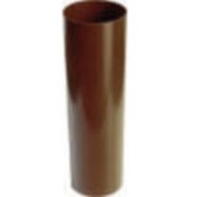 Труба водосточная Plastmo D90 4 м коричневая фото