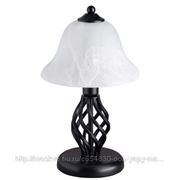 Настольная лампа декоративная Brilliant 1x40W (E14) черный/черная, Elena фото