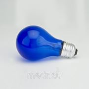 Лампы накаливания вольфрамовые (синие) (60 Вт) фото