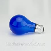 Лампа накаливания синяя, 60 Вт