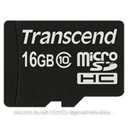 Карта памяти Secure Digital Transcend Transcend MicroSDHC 16GB class 10 (TS16GUSDC10) фото