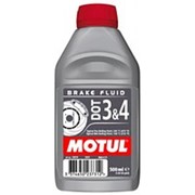 Тормозная жидкость синтетическая DOT 3&4 Brake Fluid (0,5л) фото