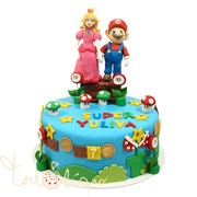Торт Марио и Принцесса №362 фото