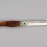 Нож РП-37 финка, материал рукояти – карельская береза фото