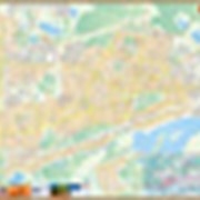 Карта г. Дзержинск (настенная) фото