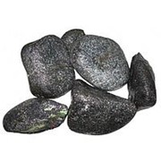 Камень для бани Атлант Камень Хромит шлифованный в ведре 10 кг фото