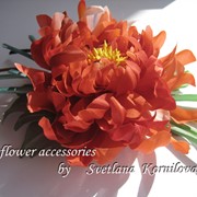 Брошь цветок хризантема фото
