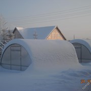 Теплицы с поликарбонатом АГРО, Сибирская , Титан 4 м, 6м, 8м, 10м. Надежный каркас для дачи из оцинкованной трубы 20х20 и 40х20. Доставка. Арт 1--211 фотография