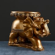 Фигура - подставка “Слон Звезда“ бронза, 45х28х33см фото
