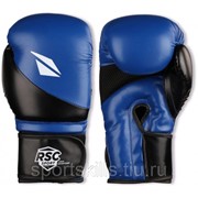 Перчатки боксёрские RSC PU FLEX BF BX 023 12 унций Сине-черный фотография