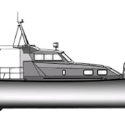 Катер для служебно-разъездных целей, а также для прогулок на акватории внутренних вод и прибрежного плавания модель КРЫМ-338