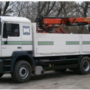 Перевозки грузов MAN манипулятор, грузоподьемность 16 тонн по Киевской области и по Украине фотография