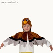Карнавальный костюм «Воробей», шапка, накидка, 5-7 лет, рост 122-134 см фотография