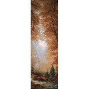 Гобеленовая картина. Золотой лес 35х115 фото