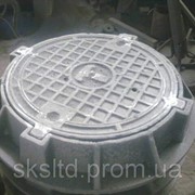 Люк канализационный тяжелый фото
