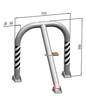 Парковочный барьер своими руками чертежи
