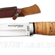 Нож охотничий Grandway 2265 BLP, рукоять - береста фотография