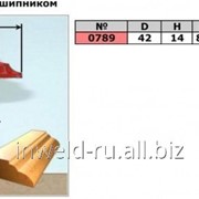 Код товара: 0789 (D42 H14) Фреза фигурная с подшипником (кромочная калевочная) фото