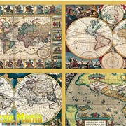 Пазл Ravensburger - Исторические карты мира (Historic World Maps) фото
