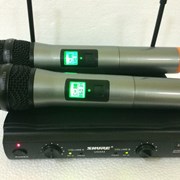 Радиомикрофоны Shure-44 2-микрофона фото